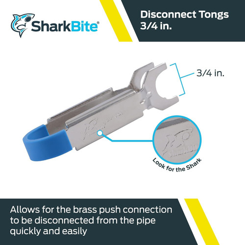 SharkBite U713  3/4" Disconnect Tongs for PEX Image 1