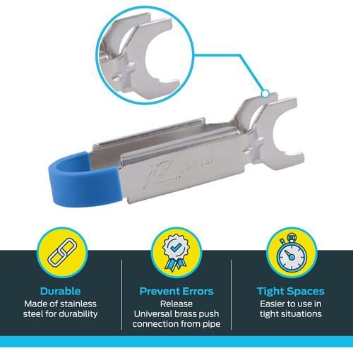 SharkBite U713  3/4" Disconnect Tongs for PEX Image 2