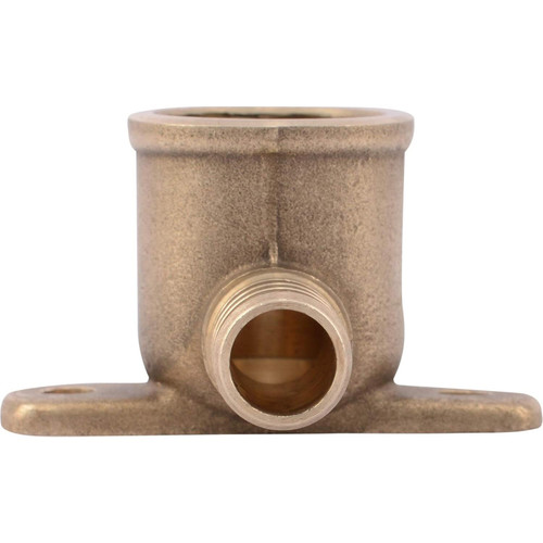 SharkBite UC334LFA  1/2" Barb x 1/2" FNPT Brass 90 Degree Adapter Drop-Ear Elbow for PEX Image 1