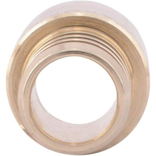 SharkBite UC607LFA  1/2" Barb x 1/2" Male Brass Sweat Adapter for PEX to Copper Pipe Image 1