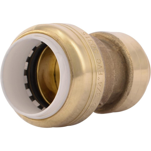 SharkBite UIP4016A  3/4" CTS x 3/4" PVC Push-to-Connect Transition Coupler Image 0