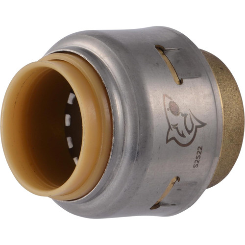 SharkBite Max UR514A  1/2" Push-to-Connect Brass End Plug for PEX Image 0