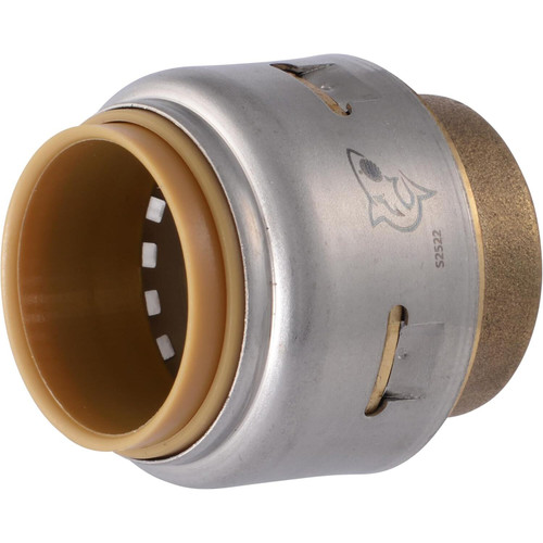 SharkBite Max UR518A  3/4" Push-to-Connect Brass End Plug for PEX Image 0