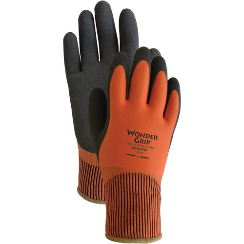 Wonder Grip WG338L  Wonder Grip Thermal Dbl Latex Palm Glove L Image 1