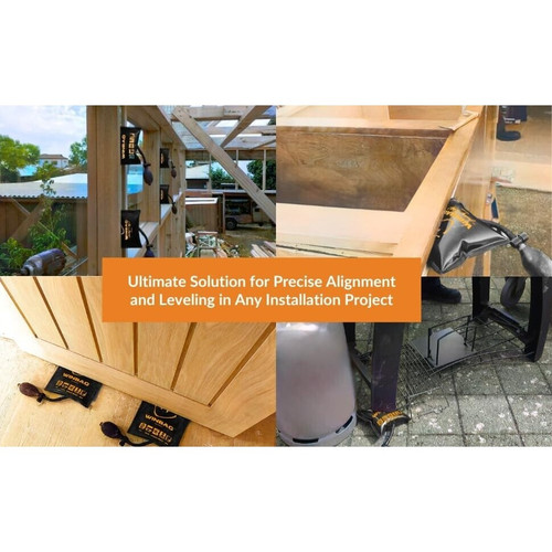 Winbag 15730  Air Wedge Alignment Tool, Inflatable Reusable Shim, Black - 300 pounds Lift Image 8