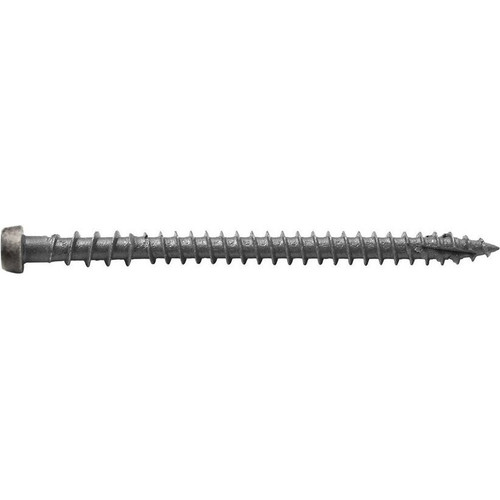 Screw Products CD234PG75  C-Deck #10 x 2-3/4" (T20-Drive) Composite Deck Screws in Pebble Grey - 75 per Jar Image 0