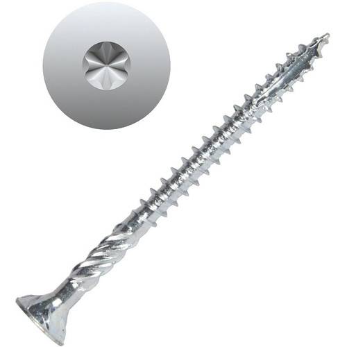 Screw Products 30127-03  AXIS #8 x 2" (T20-Drive) ZYTEC + General Interior Structural Wood Screws - 1-lb Jar (approx. 146) Image 0