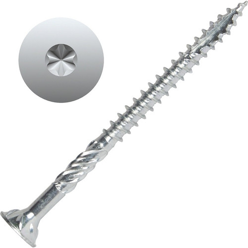 Screw Products 30302-03  AXIS #9 x 2-1/2" (T20-Drive) ZYTEC + General Interior Structural Wood Screws - 2500 per Pail Image 0