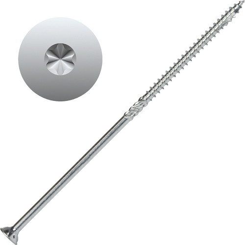Screw Products 30361-03  AXIS #10 x 6" (T20-Drive) ZYTEC + General Interior  Structural Wood Screws -  1-lb Jar (approx. 31) Image 0