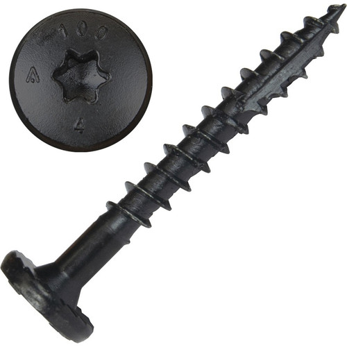 Screw Products 30516  NOVA #14 x 2" (T30-Drive) ZYTEC GX Exterior Structural Lag Screws - 50 per Jar Image 0
