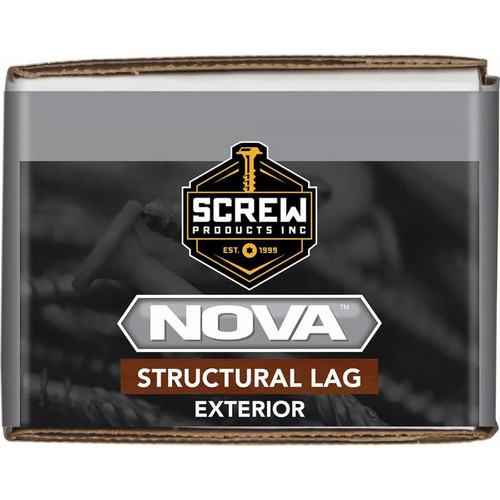 Screw Products 30525  NOVA #14 x 3" (T30-Drive) ZYTEC GX Exterior Structural Lag Screws - 50 Individually Tagged per Package Image 1