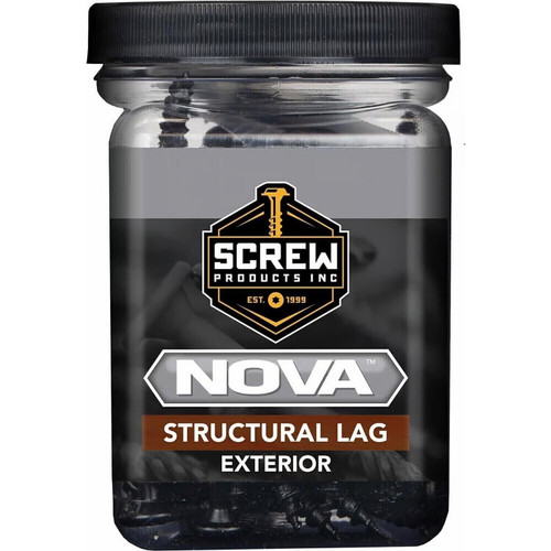 Screw Products 30530  NOVA #14 x 4" (T30-Drive) ZYTEC GX Exterior Structural Lag Screws - 50 per Jar Image 1