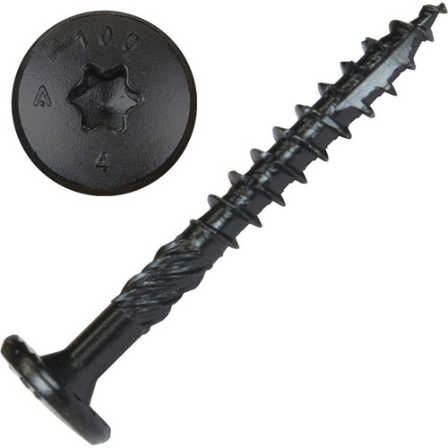 Screw Products 30556  NOVA #16 x 2-1/2" (T30-Drive) ZYTEC GX Exterior Structural Lag Screws - 50 per Jar Image 0