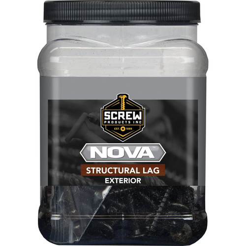 Screw Products 30619  NOVA #16 x 6" (T30-Drive) ZYTEC GX Exterior Structural Lag Screws - 100 per Jar Image 1