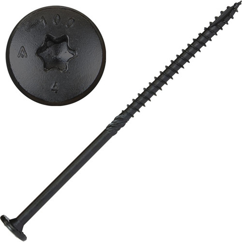 Screw Products 30657  NOVA #18 x 7" (T40-Drive) ZYTEC GX Exterior Structural Lag Screws - 50 Individually Tagged per Package Image 0
