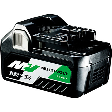 Metabo HPT 371751M  36V/18V MultiVolt Lithium Ion Slide Battery 2.5Ah/5.0Ah (BSL36A18) Image 0