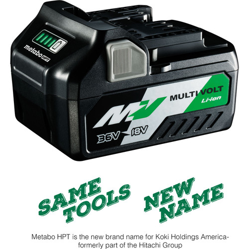 Metabo HPT 371751M  36V/18V MultiVolt Lithium Ion Slide Battery 2.5Ah/5.0Ah (BSL36A18) Image 1