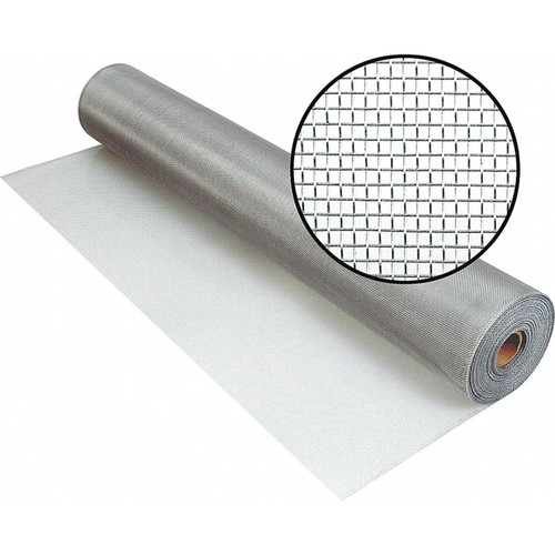 Phifer 3000031 36" x 100' Brite Aluminum Insect Screen Fabric Image 0