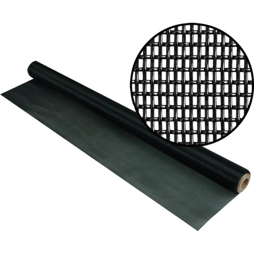 Phifer 3004138  PetScreen 48" x 84" Pet Resistant Black Screen Fabric Image 0