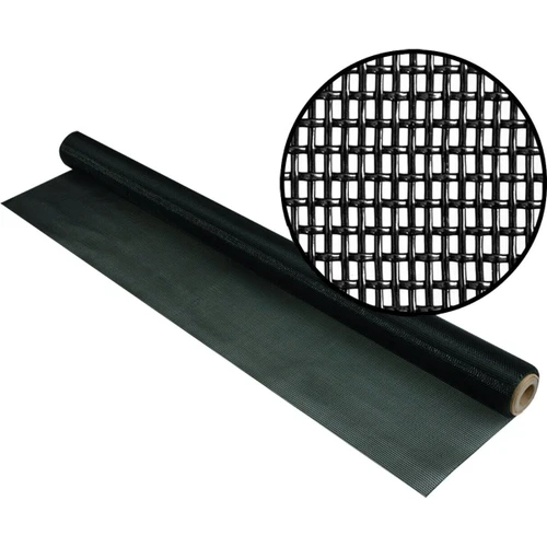 Phifer 3004138  PetScreen 48" x 84" Pet Resistant Black Screen Fabric Image 0