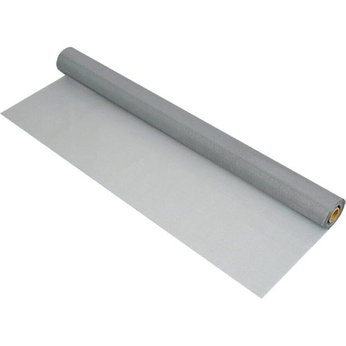 Phifer 3002197  30" x 100' Silver Gray Colored Fiberglass Insect Screen Fabric Image 0