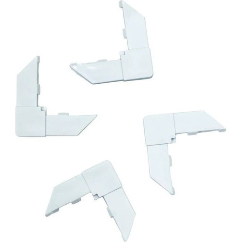 Phifer 3021665  5/16" White Screen Frame Plastic Corners - 4 per Package Image 0