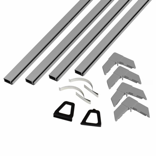 Phifer 3021676  5/16" x 48" Mill Gray Aluminum Screen Frame Kit  Image 0