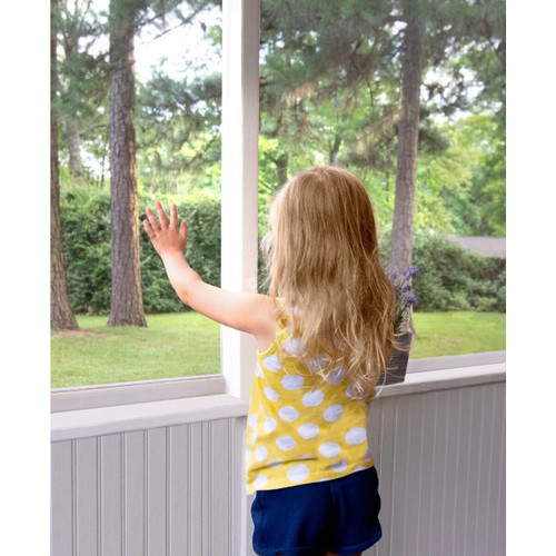 Phifer 3041149  Extra Strength 36" x 84" Charcoal Colored Fiberglass Insect Screen Fabric Image 1
