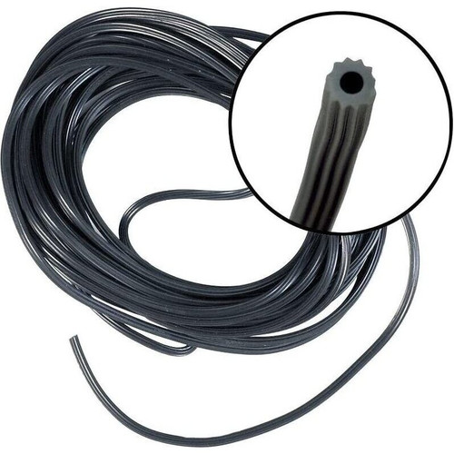 Phifer 3048329  0.190" (3/16") x 25 Ft. Black Vinyl Screen Spline Image 0