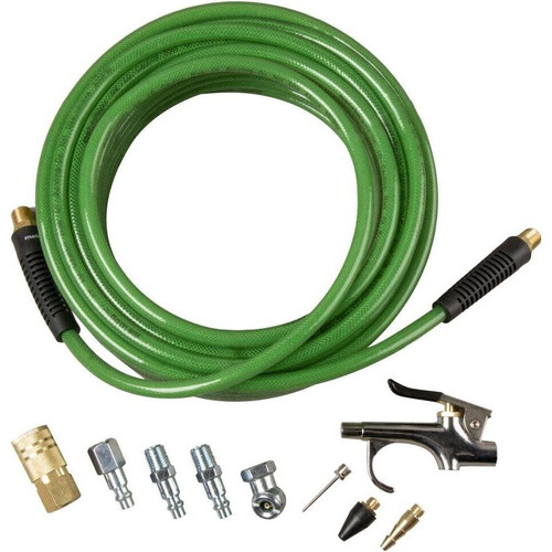 Metabo HPT 115749M  10-Piece Air Compressor Accessory Kit 1/4" x 50' Poly Air Hose Image 0
