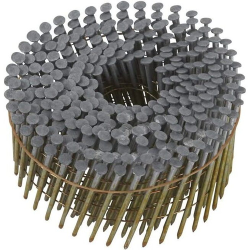 Metabo HPT 13366HPT  2-1/4" x 0.092 Full Round Head Smooth Shank Hot Dipped Galvanized 15° Wire Coil Siding Nails - 3600 per Box Image 0