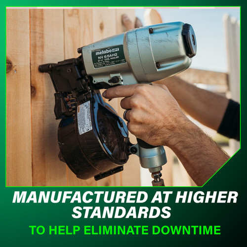 Metabo HPT 13367HPT  2-1/4" x 0.092 Full Round Head Ring Shank Hot Dipped Galvanized 15° Wire Coil Siding Nails - 3600 per Box Image 5