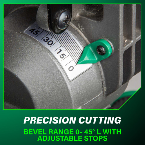 Metabo HPT C10FCG2  10" Single Bevel Compound Miter Saw with 15 Amp Motor Image 8