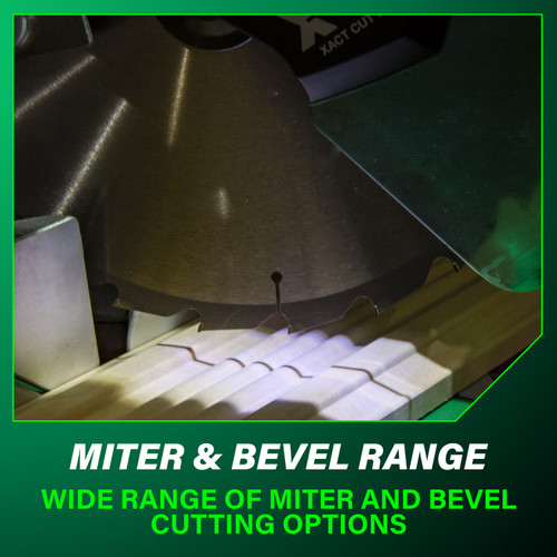 Metabo HPT C12RSH3  12" Dual Bevel Sliding Compound Miter Saw with 15 Amp Motor Image 5