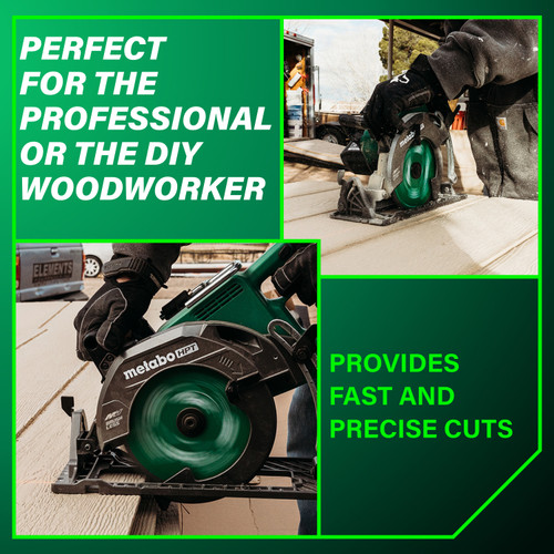Metabo HPT C3607DWA  36V MultiVolt 7-1/4 Inch Rear Handle Circular Saw Image 2