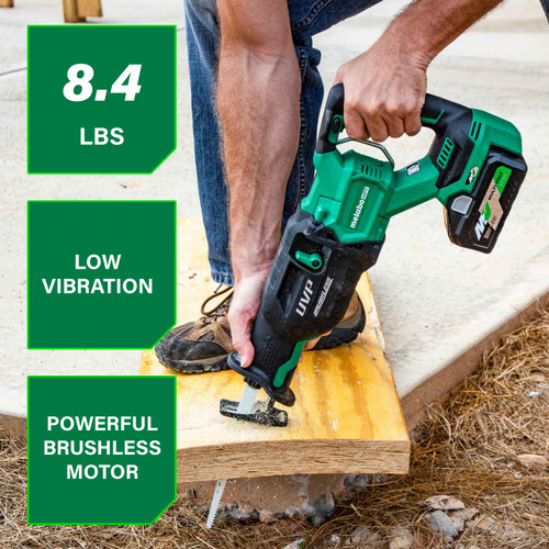 Metabo HPT CR36DAQ4  36V MultiVolt Cordless Reciprocating Saw (Tool Body Only) Image 1