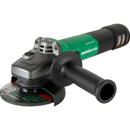 Metabo HPT G12VE2  4-1/2" 12 Amp AC Brushless Variable Speed Angle Grinder Image 0