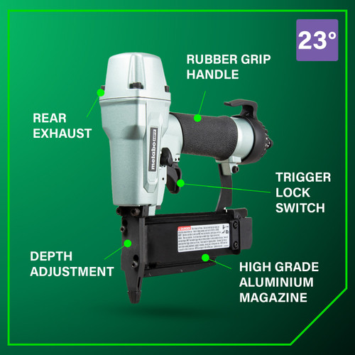 Metabo HPT NP50A  23 Gauge 2 Inch PRO Pin Nailer Image 3
