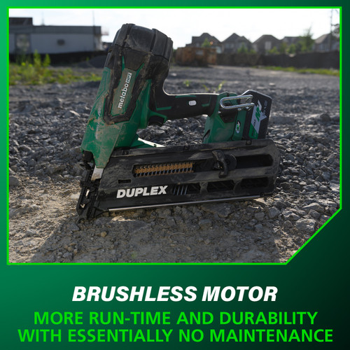 Metabo HPT NR3675DD  36V MultiVolt 3-1/2 Inch Duplex Forming Nailer Image 8