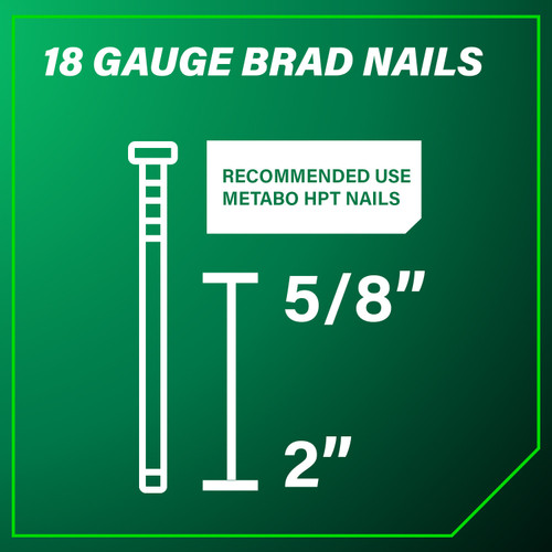Metabo HPT NT50A5  2 Inch 18 Gauge Pro Brad Nailer Image 6
