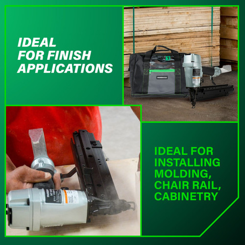 Metabo HPT NT65A5  2-1/2 Inch 16 Gauge Pro Finish Nailer Image 2