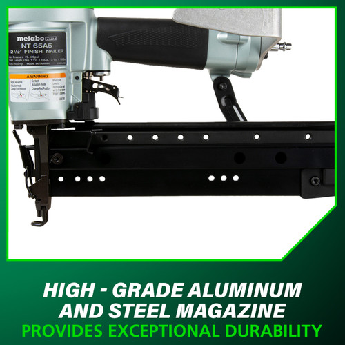 Metabo HPT NT65A5  2-1/2 Inch 16 Gauge Pro Finish Nailer Image 6