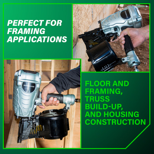 Metabo HPT NV90AGS  3-1/2 Inch Coil Framing Nailer Image 3