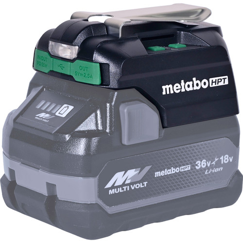 Metabo HPT UC18DAQ4  18V Charger and USB-C Adapter Image 2