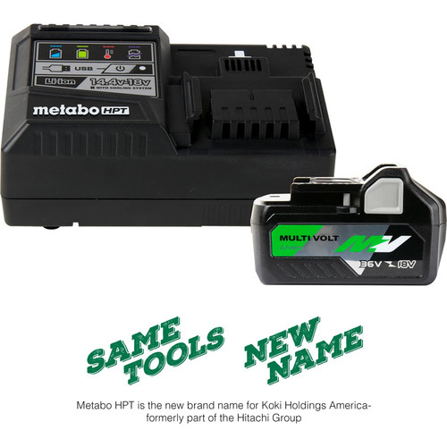 Metabo HPT UC18YSL3B1  36V/18V MultiVolt Lithium Ion Slide Battery and Charger Starter Kit Image 2