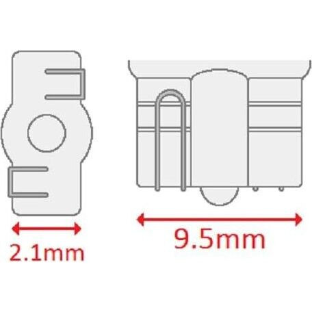CEC 912  Miniature Bulb - Box of 10 Per Package Image 1