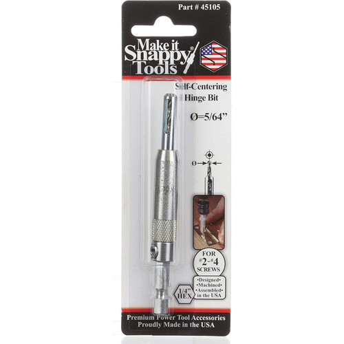 Make It Snappy 45105  5/64? Self-Centering Hinge Bit #2-#4 Image 1
