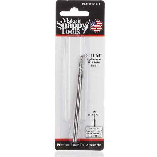 Make It Snappy 49111  Drillbit 11/64"(Replacement For 45111 Hing Image 1