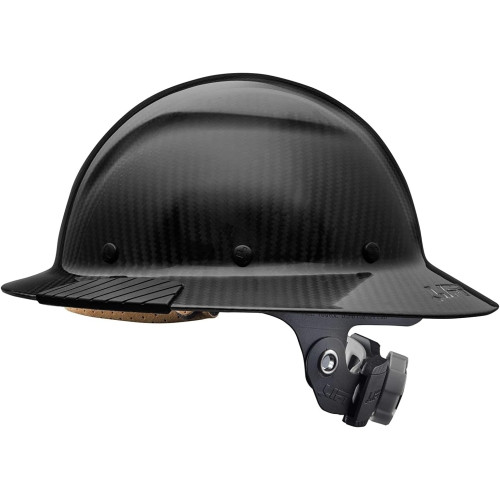 Lift Safety HDC-15KG  Dax Hard Hat Full Brim Dax Carbon Fiber - Black Gloss Image 1
