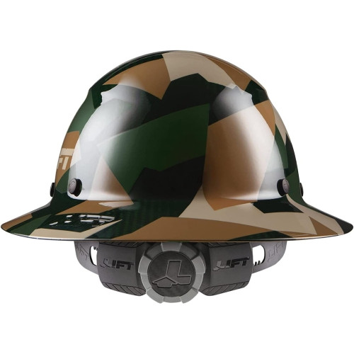Lift Safety HDC-20CJ  Dax Hard Hat Fiber Full Brim - Camo Gloss Image 3